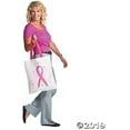 thumbnail image 2 of (Lg) Pink Ribbon Tote - Favor Bagss - 12 Pieces, 2 of 2
