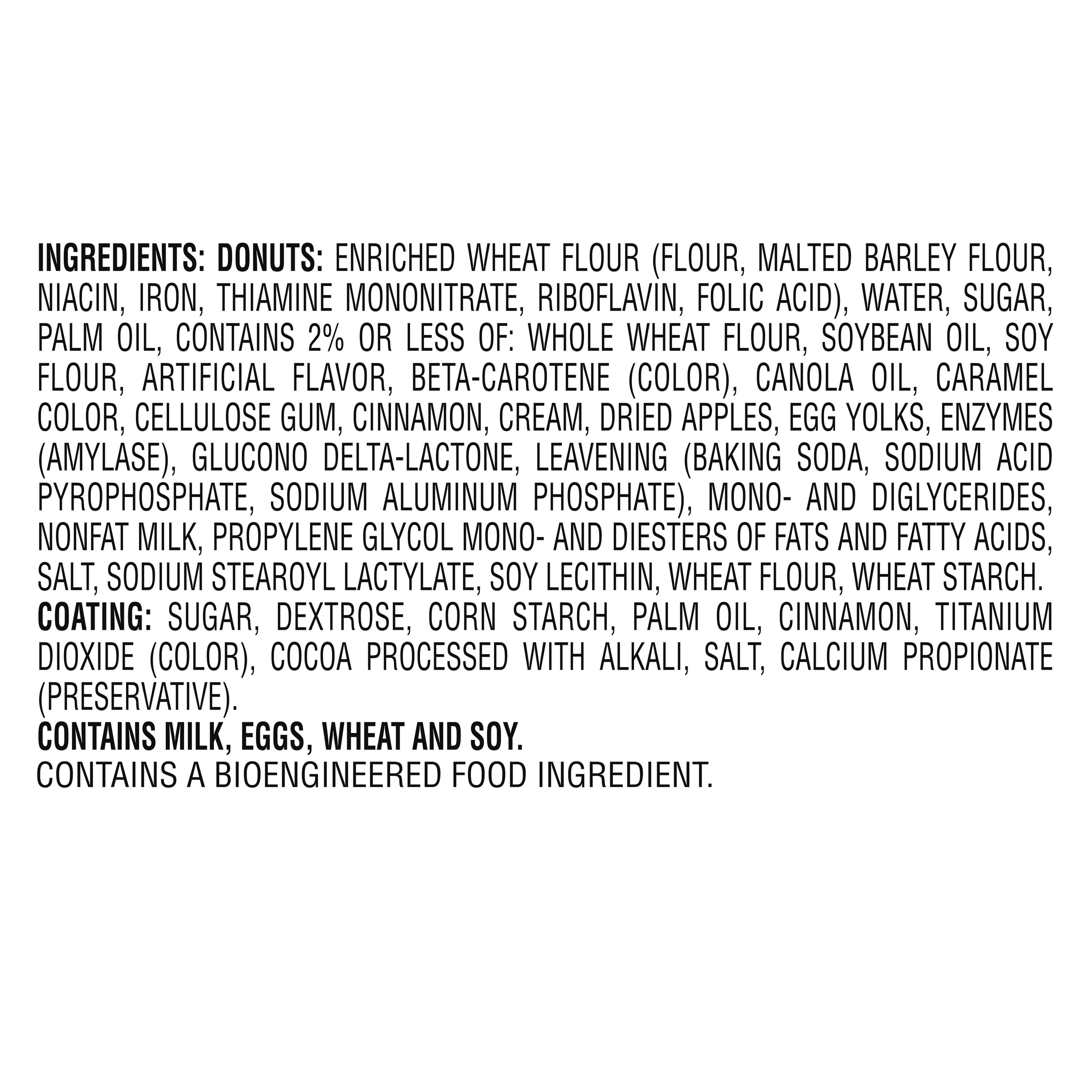 Freshness Guaranteed Apple Cider Cinnamon Sugared Donuts, 10 oz Clamshell, 6 Count (Shelf-Stable)