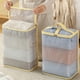 thumbnail image 4 of Bolsa de almacenamiento de malla para ropa y ropa de cama | Separador transparente a prueba de polvo con asa | Contenedor plegable de PVC para armario, hogar o viaje, 4 of 6