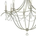 thumbnail image 3 of Eight Light Chandelier-Antique Silver Finish    -Traditional Installation Crystorama Lighting 428-Sa, 3 of 10