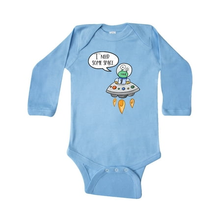 

Inktastic I Need Some Space Alien Gift Baby Boy or Baby Girl Long Sleeve Bodysuit