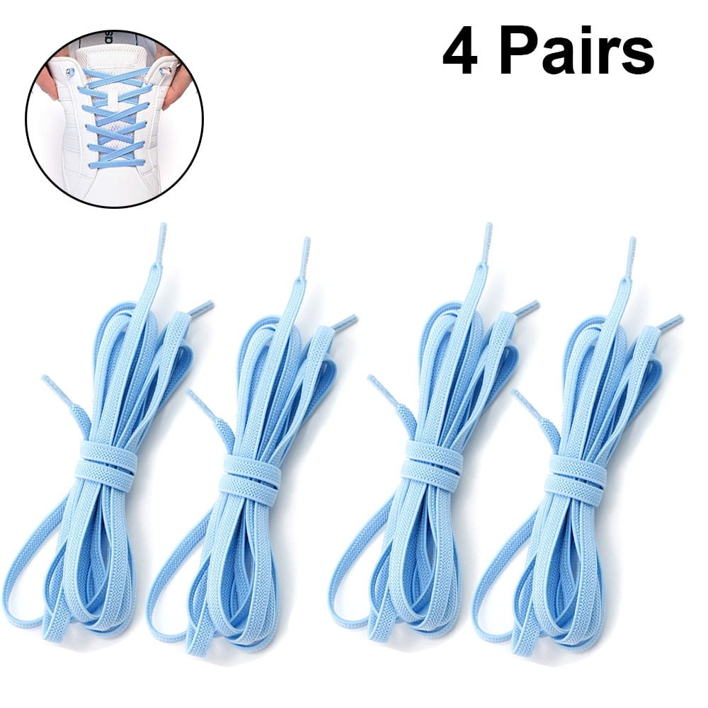 Adult Pair One Hand No Tie Laziness Shoelace Laces Elastic Convenient Simple CA 