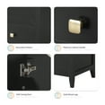thumbnail image 4 of GDF Studio 20" Bathroom Vanity with Sink, Soft Closing Door, Storage Rack and Drawer, MDF Cabinet, Black, 4 of 9