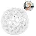 thumbnail image 2 of Filet de Protection pour Chignon Filles Femmes Fait Main Maille Perles Décor Élastique pour Ballet Danse Patinage, 2 of 9