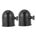thumbnail image 5 of Toddmomy 2Pcs Round Black Plastic Trailer Hitch Ball Cover For Rv Protective Cap Towing Hitch Outdoor Use, 5 of 8