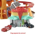 thumbnail image 7 of Disney Pixar Cars Radiator Springs Mountain Race Playset, Lightning McQueen & Jackson Storm Toy Cars, 7 of 7