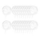 thumbnail image 3 of 5x 20x Helio Estilo Burbuja Transparente Globos Bobo Globos Transparentes para Relleno Pre Estirado Globos Grandes Bobo para Boda LED Decoración Al Ai 5 piezas, 3 of 8