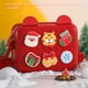 thumbnail image 3 of Qarigey Bolso para niños Diseño lindo Suavidad Regalo de Navidad Paquete de cofre pequeño liviano Múltiples patrones Llaves Monedero Bolsas de mensajero y de hombro año del tigre, 3 of 6