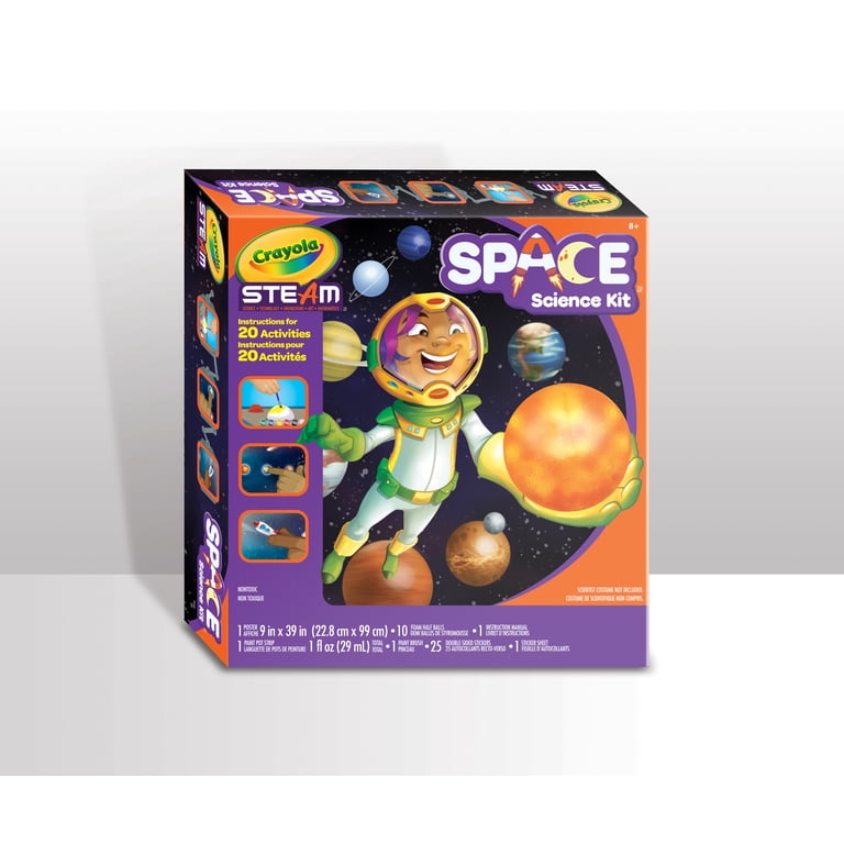Crayola STEAM Solar System Science Kit Painting photo 2