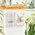 thumbnail image 4 of pogooe Pink Bunny Rabbit Ears Floral Leaves Easter Kitchen Towels Dish Towels, 18x26 Inch Be Kind Seasonal Decoration Hand Towels Set of 4, 4 of 6