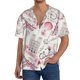 thumbnail image 1 of Fotbe Romantic Travel In Paris Camisa Estampada de Manga Corta para Hombre, Casual de Verano, Estilo Playero, Sin Arrugas-Small, 1 of 5