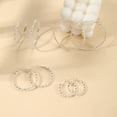 thumbnail image 2 of Aros de Plata Esterlina 925 para Mujer, Aros Ligeros Torcidos con Circonia Cúbica, Aros Hipoalergénicos (30/40/50/60 Mm), 2 of 10