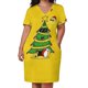 thumbnail image 3 of Vestido de verano para mujer traje holgado con bolsillo fondo árbol de Navidad vacaciones en la playa, 3 of 7