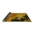 thumbnail image 2 of Ahgly Company Indoor Round Oriental Yellow Industrial Area Rugs, 3' Round, 2 of 4