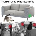 thumbnail image 3 of Unidades de alfombrillas rascadoras para gatos de 100 x 40 cm, protector de muebles para sofás rascadores para gatos, almohadillas rascadoras autoadhesivas recortables para gatos, rascador par, 3 of 7