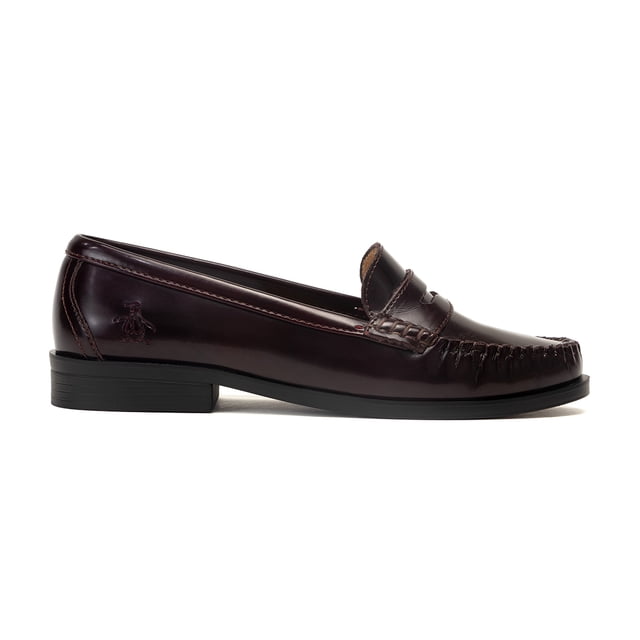 Mocasín Original Penguin Style Bruna Burgundy Para Mujer