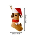 thumbnail image 3 of Retro Christmas Socks Gift Bag Christmas Candy Bag Stereo Gift Socks, 3 of 6