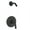 Satin Black, variant on Gerber D500534LSTC Lemora Shower Only Trim Package - Chrome
