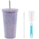 thumbnail image 2 of Botella de agua NikouMX con purpurina 500 ml Acero inoxidable Multicolor, 2 of 8