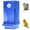 azul, variant on No-Spill Bird Feeder, /Blue Parrot Food Container with Anti-Waste Design, Easy Clean Cage Mounted Bird Food Dish for Parakeets, Cockatiels, Canaries