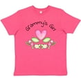 thumbnail image 3 of Inktastic Grammy's Girl- Heart Flowers Youth T-Shirt, 3 of 5