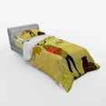 thumbnail image 2 of Ambesonne African Bedding Set 3 Pcs, Elephants Sun Art, Twin XL, Multicolor, 2 of 2