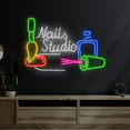 thumbnail image 3 of C-craft Nails Neon Sign Wall Art Led Lights for Salon Wall Decorations, 3 of 5
