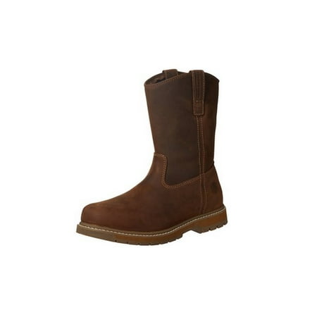 Muck Boot Leather Wellie Brown Mid High Waterproof Bone Dry Classic Boots M7.5 US
