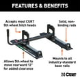 thumbnail image 2 of CURT R16 5th Wheel Roller, 2 of 6