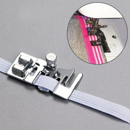 DIY Sewing Foot Presser Foot Elastic Cord Band Fabric Stretch Feet Set for Domestic Sewing Machine Accessories