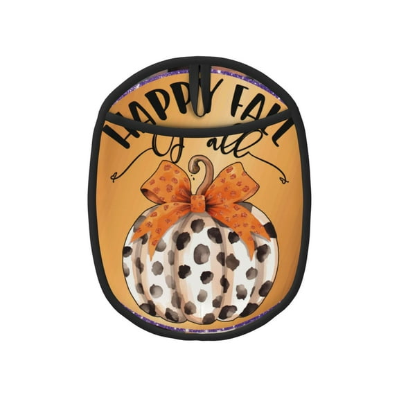 Naloa Fall Farmhouse Pumpkins1 Silicone Pot Holders, Oven Mitts Heat Resistant Hot Pads, Non Slip Pot Holder for Kitchen Baking and Cooking 9.4 x 7.5 Inches