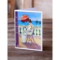 thumbnail image 2 of Lady with her Japanese Chin Greeting Cards and Envelopes Pack of 8, 2 of 2