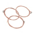 thumbnail image 3 of Replacement Guitar Strings, Smooth 0.008in to 0.047in Steel Anti-rust 3 Set Acoustic Guitar Strings, Classic Guitar Acoustic Guitar for Folk Guitar 3Set Brass Strings,3Set Rose, 3 of 7