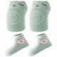 thumbnail image 1 of Rodilleras antideslizantes para gatear y calcetines antideslizantes para bebés y protectores de rodillas para niños pequeños, 1 of 5