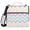 Pastel Colored Chevron, variant on 3 Ring Zipper Binder with Shoulder Strap Waterproof Trapper Keeper 2 Inch D-Ring 500 Sheets Capacity Black Horse with Stars