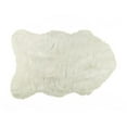 thumbnail image 1 of H-Luxe 2'X3' Gordon Faux Sheepskin Rug, 1 of 6