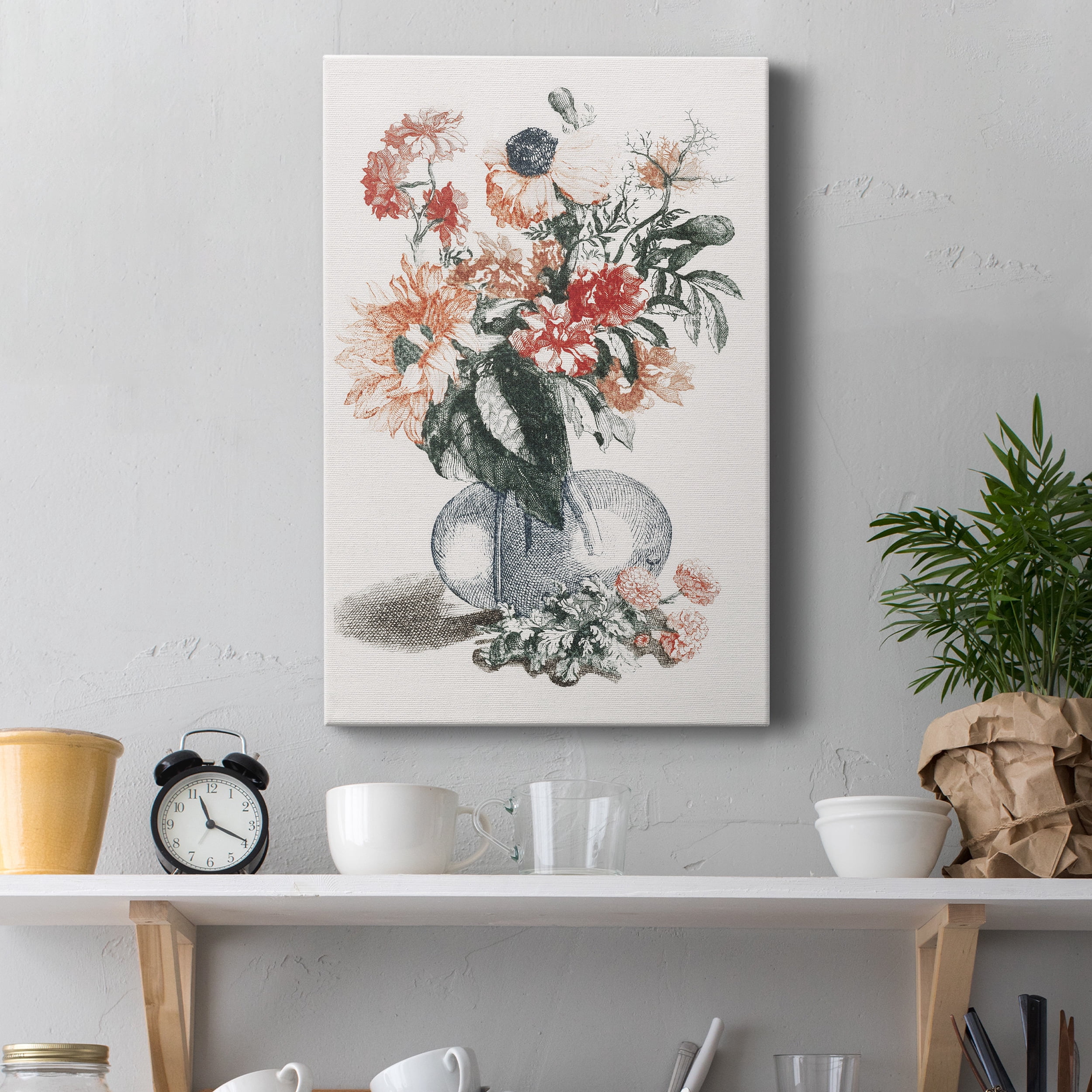 Flowers in a Vase III Premium Gallery Wrapped Canvas - Ready to Hang - 40 x 60