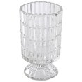 thumbnail image 1 of Tira vertical Jarrón de cristal de estilo retro nórdico, jarrón de arreglo de flores hidropónicas de patas altas, modelo de jarrón, decoración de habitación, 1 of 12