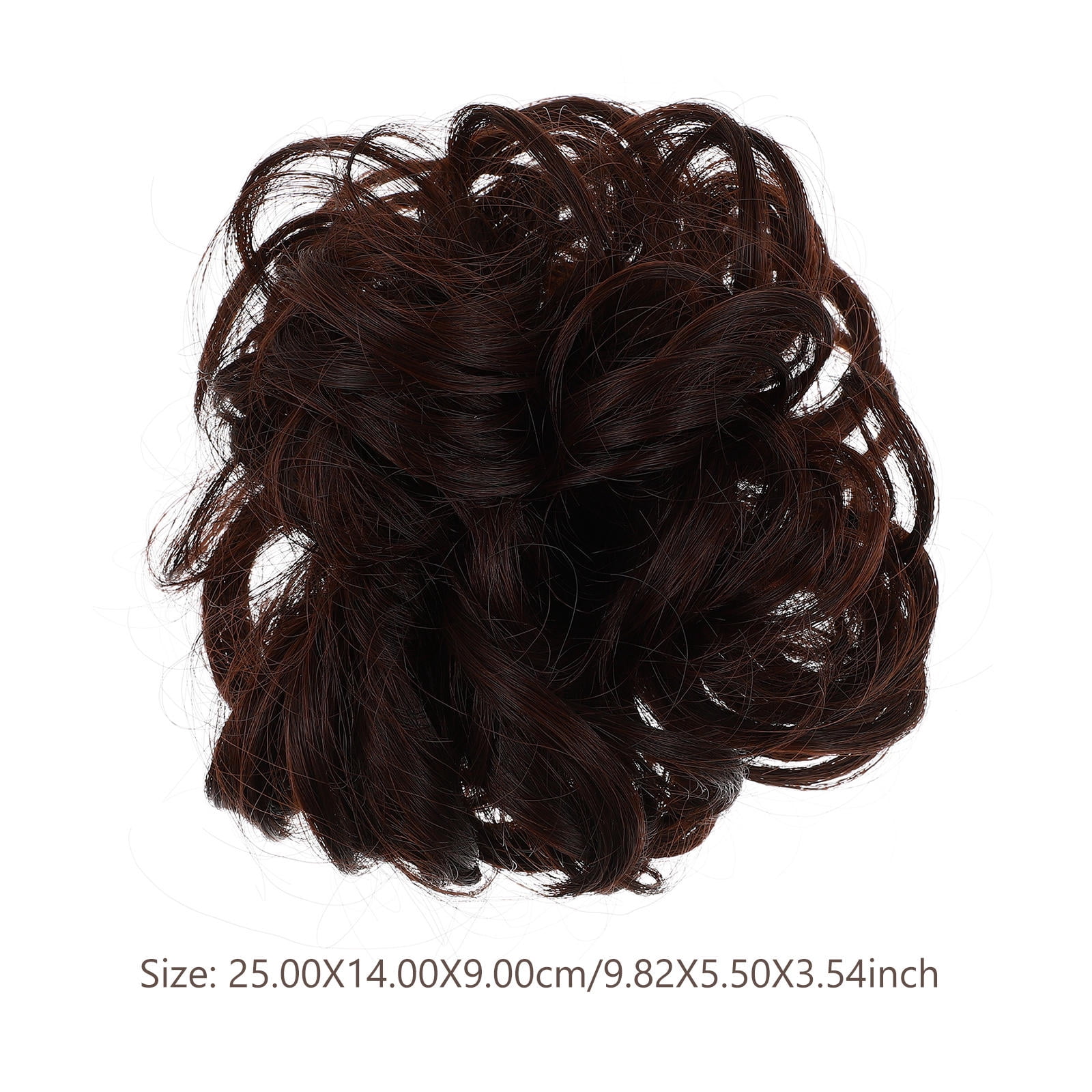 Niceauty Brown Curly Messy Bun Hair Scrunchies Hair  display picture 1