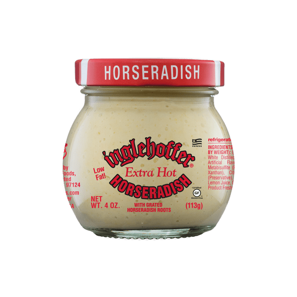 Inglehoffer Extra Hot Horseradish, 4 oz Jar