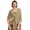 Camel, variant on Women's Lightweight Knit Shawl Wrap, Triangle Scarf with Pull-Through Loop, Soft Boho Cover-Up for Dresses, Travel and Evening Wear