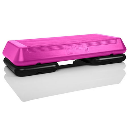 The Step Circuit Size Platform with Two (2) Freestyle Risers - Pink