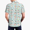 thumbnail image 4 of Daiia Cute Cows Pattern Men’s Polo Shirts,Solid Deck Shirt,Classic Fit, Breathable Cotton Polo for Casual and Sport Wear-XX-Large, 4 of 9