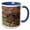 Blue/White, variant on 3drose, Tanzania, Ndutu, Ngorongoro, Dung Beetle Insects-af45 Rbe0406 - Ralph H. Bendjebar, 11oz Two-tone Black Mug