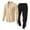 Beige, variant on Medieval Clothing Set Clothing Set with Linen Shirt Medieval Shirt Medieval Pants with Ankle Strap Relaxed Fit Pant Suits (Men's) Size S