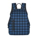 thumbnail image 1 of Balery Blue Black Plaid Mochila Ligera para Hombres y Mujeres – Resistente y Impermeable, Ideal para la Escuela, el Trabajo, los Viajes y el Uso Diario, 1 of 7