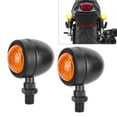 thumbnail image 4 of Turn Signal Lamp, High Brightness Weatherproof Yellow Motorcycle Turn Light  For Vehicles With 10mm/0.4in Bracket Replacement For, 4 of 8
