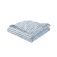thumbnail image 2 of St. James Home Soft Cover Nano Feather Filled Blanket, White/Navy Stripes, King, 2 of 3