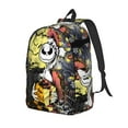 thumbnail image 1 of Goofa The Nightmare Before Christmas Pattern Durable Canvas Daypack - High-Quality Vintage Backpack, Compact & Versatile for Travel and Everyday Use-Small, 1 of 5