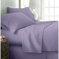 thumbnail image 3 of 300-Thread Count Egyptian Cotton Short Queen Size Lilac Color Sheet Set- 12 inch Deep Pockets, 3 of 7